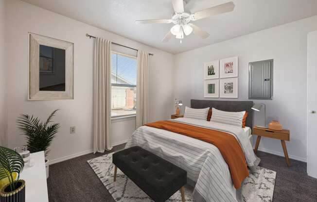 Virtually Staged Bedroom at Chapel Ridge of Gallatin, Gallatin