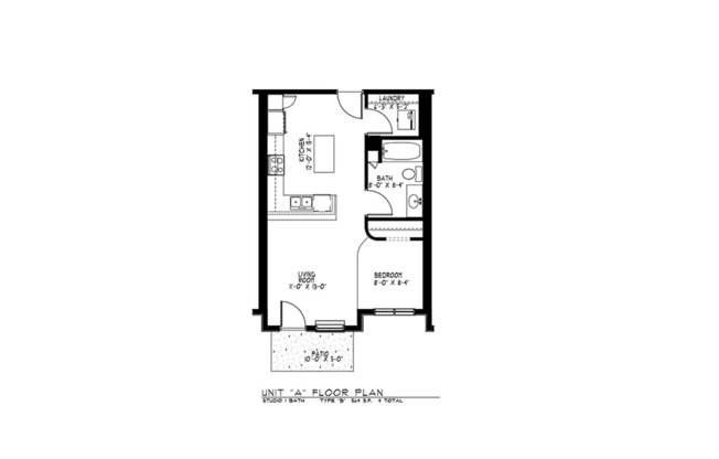 Studio, 1 bath, 554 sqft, $1,740, Unit 416