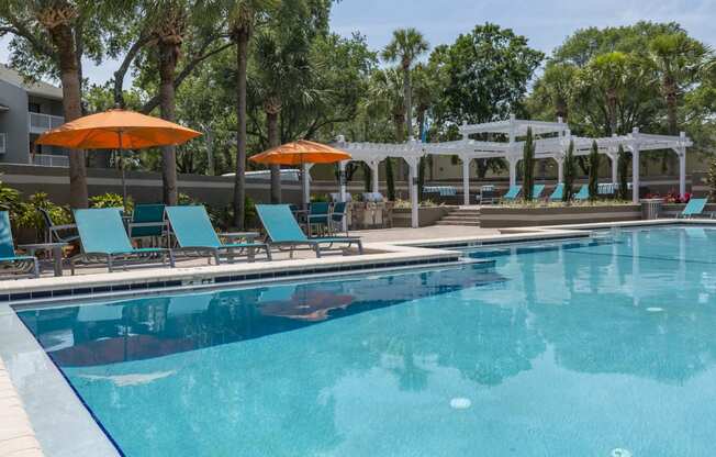 the swimming pool at the resort at longboat key club