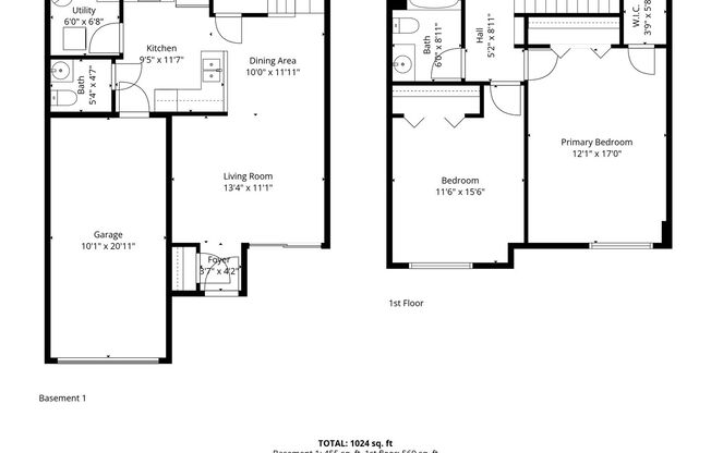 2 beds, 1.5 baths, 1,120 sqft, $1,399, Unit TH 2410-03