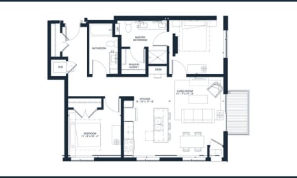 2 beds, 2 baths, 1,085 sqft, $2,069