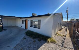 Single story home recently remodeled and centrally located.