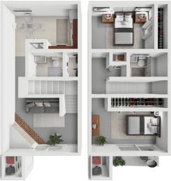 2 beds, 1.5 baths, 1,080 sqft, $1,485