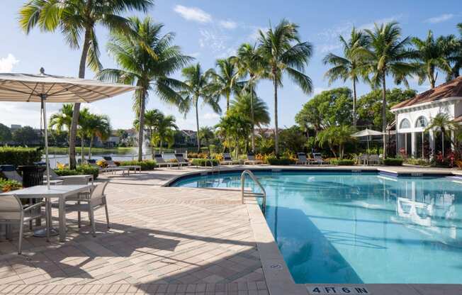 Resort-style pool