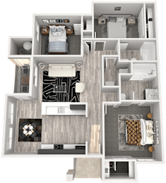 3 beds, 2 baths, 1,201 sqft, $1,716