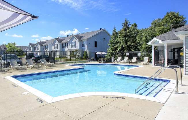 Expansive Pool Sundeck