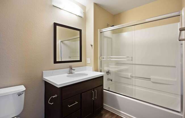 Modern Bathroom Design at Renaissance Apartment Homes in Santa Rosa, California