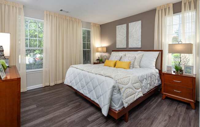 Spacious bedroom at Windsor Johns Creek, GA, 30022