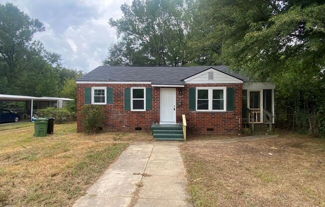 2 Bedroom 1 Bath Brick home