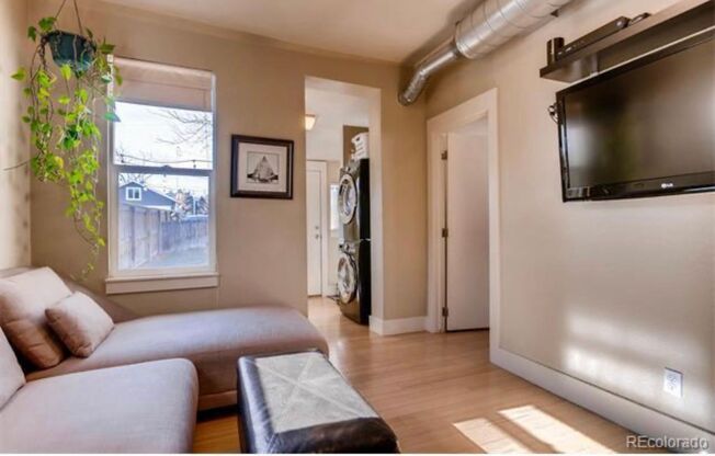 Updated 2‑bedroom, 1‑bath townhouse in the heart of LoHi