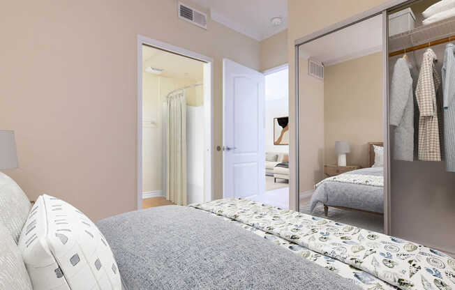 Bedroom with Hard Surface Flooring