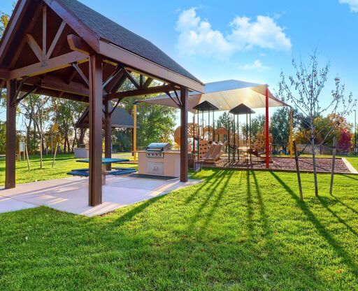 outdoor area at Alvista Nine Mile, Asheville North Carolina