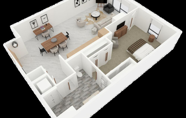 1 bed, 1 bath, 1,053 sqft, $3,820, Unit 1409