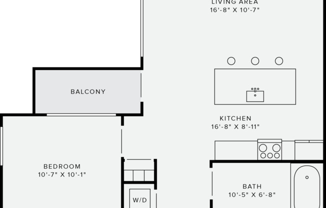 1 bed, 1 bath, 679 sqft, $1,946