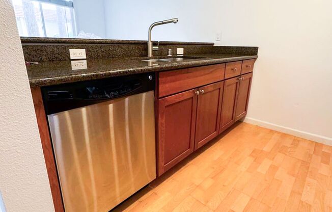 Quiet ground floor unit with access to large grassy area