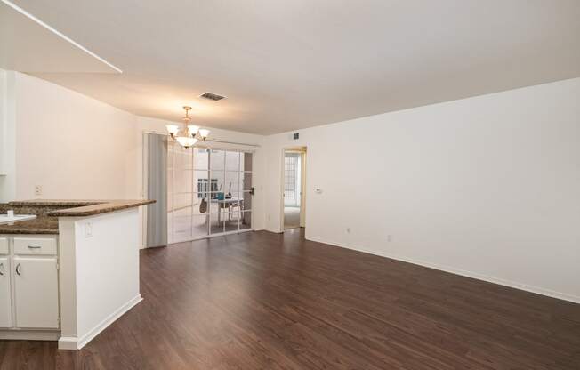 Living Room with Hardwood Floors