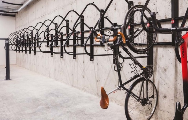 Store your bike until your next adventure in dedicated bike storage area