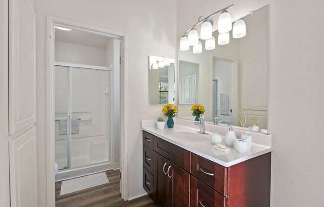 Bathroom at Mission Pointe by Windsor, Sunnyvale, California
