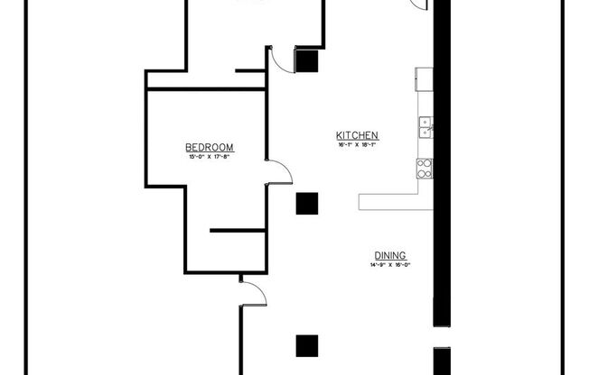 2 beds, 1 bath, 1,400 sqft, $2,250, Unit Jane 102