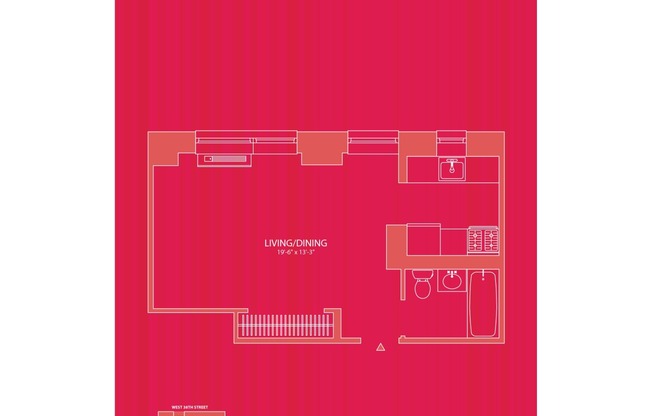 Studio, 1 bath, $3,595, Unit 403