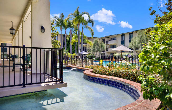 a swimming pool at the resort at longboat key club at Willow Tree Apartments, Torrance, CA, 90505