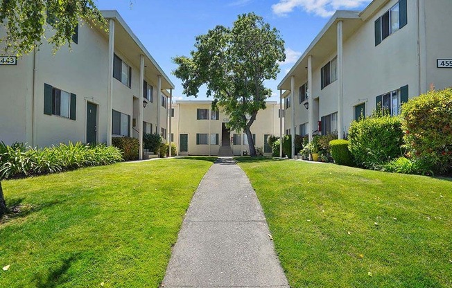 Beautiful Walking Paths at Colonial Garden Apartments, San Mateo, CA, 94401