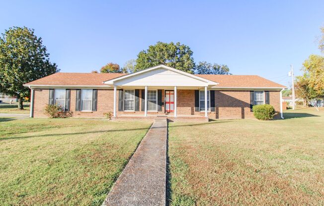 Well maintained brick home on a nice corner lot in Athens City!