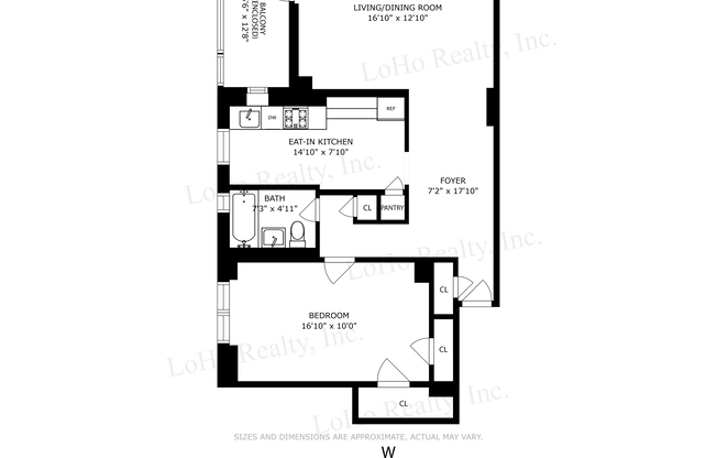 1 bed, 1 bath, 800 sqft, $3,350, Unit K903