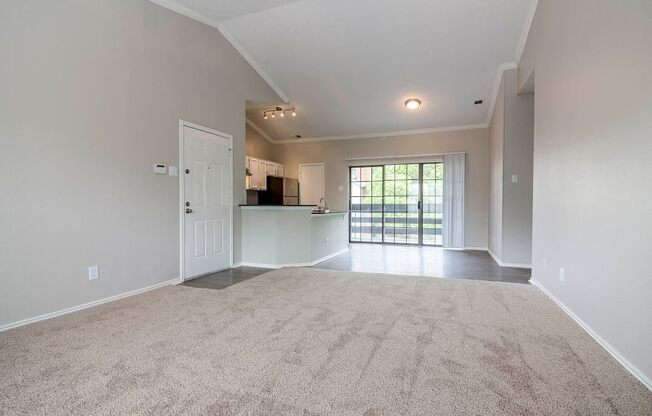 Lots of natural light in apartment