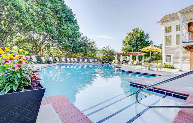 Pool With Sundeck at Sunscape Apartments, Roanoke, VA, 24018