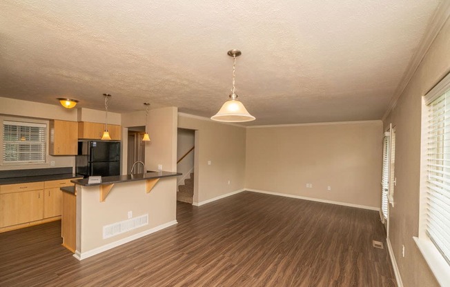 Hardwood Flooring at Lynbrook Apartment Homes and Townhomes, Nebraska, 68022