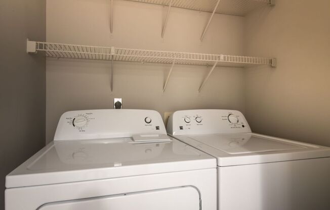In Home Full Size Washer And Dryer at The Summit at Avent Ferry, Raleigh, North Carolina