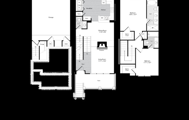 2 beds, 2.5 baths, 1,366 sqft, $2,378, Unit 05-10059