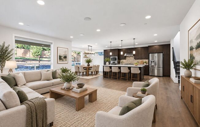 4-Bed, 2.5-Bath Beautiful Home in Shoreline — 2 Car Garage w/ EV Charging, A/C, Top-Rated Schools, Nearby Walking Trails