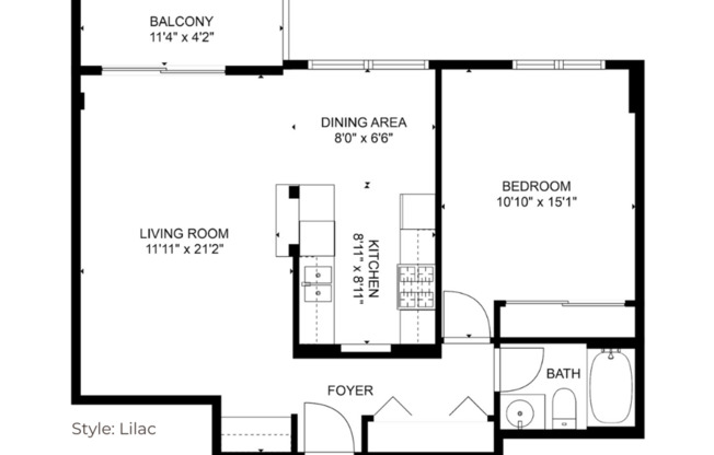 1 bed, 1 bath, 674 sqft, $1,540, Unit 315