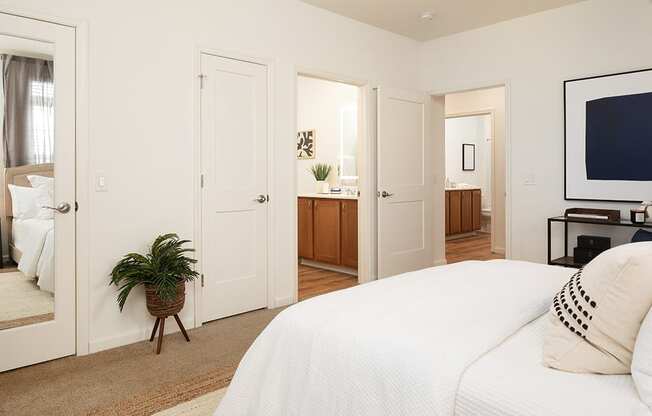 Spacious Bedroom with Attached Bathroom