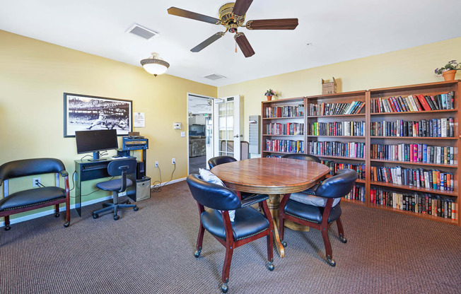 Community library and computer room