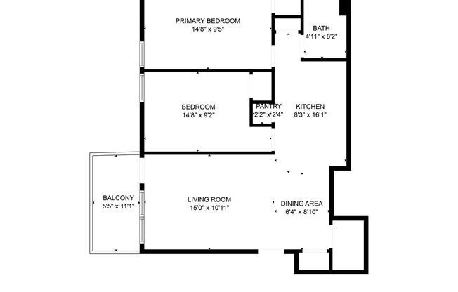 2 beds, 1 bath, $795, Unit Unit 07