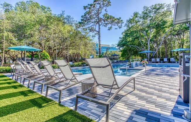 Swimming Pool With Relaxing Sundecks at The Beck at Hidden River, Tampa, FL, 33637