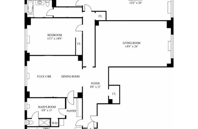 4 beds, 3 baths, 1,800 sqft, $11,000, Unit 5K