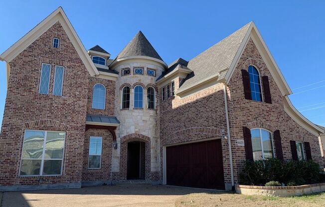 Very beautiful 5 bedroom, 4.1 bathroom house. It has 6 living areas, 2 dining areas. Hardwood floors with carpets upstairs.