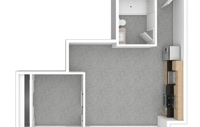 1 bed, 1 bath, 625 sqft, $3,852