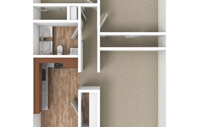 2 beds, 1 bath, 850 sqft, $1,250, Unit F-201