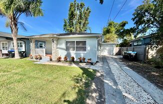 Gorgeous updated 2-bedroom 2-bath home with garage and fenced in backyard