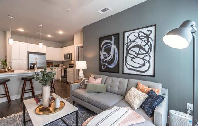 Apartments in College Station, TX - Modern Living With Stylish Decor, Hardwood Flooring and Access to Outdoor Patio
