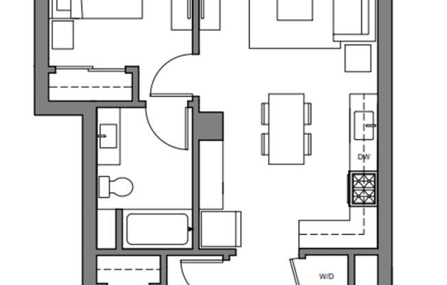 2 beds, 2 baths, 821 sqft, $3,850, Unit 213