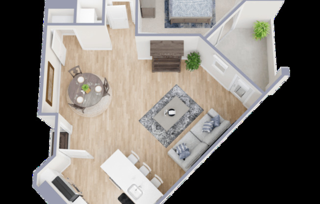 1 bed, 1 bath, 920 sqft, $1,787, Unit 578