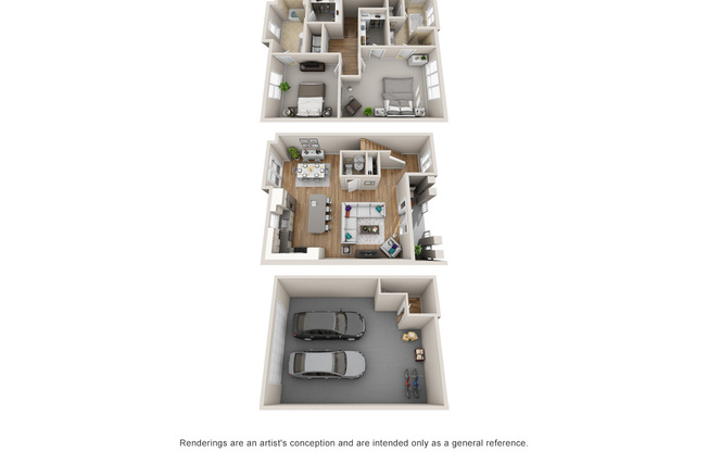 2 beds, 2 baths, 1,513 sqft, $3,155