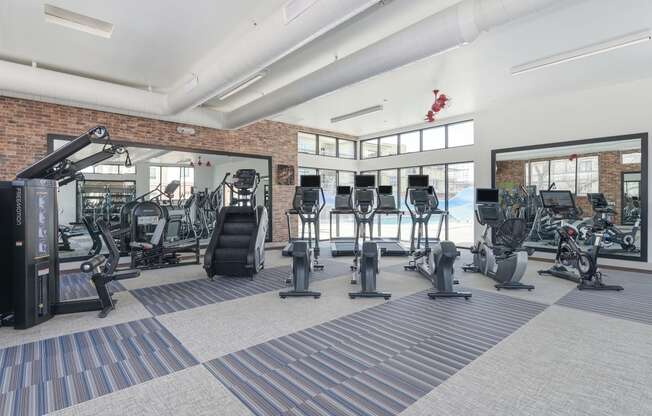 Modern Fitness Center at Sierra Gateway Apartments, Rocklin, 95677