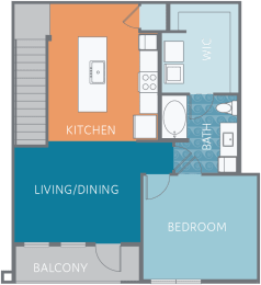 1 bed, 1 bath, 930 sqft, $2,114